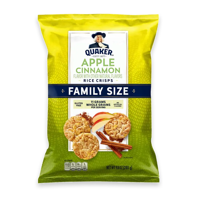 Apple Cinnamon Rice Crisps