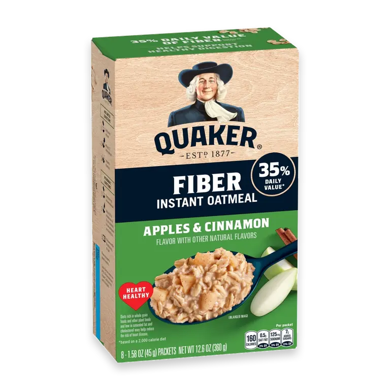 Apples & Cinnamon High Fiber Instant Oatmeal