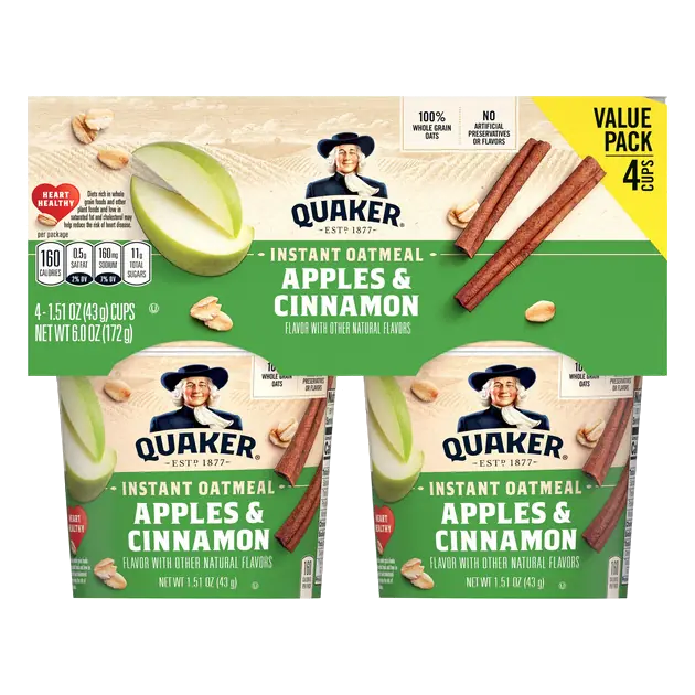 Apples & Cinnamon Instant Oatmeal