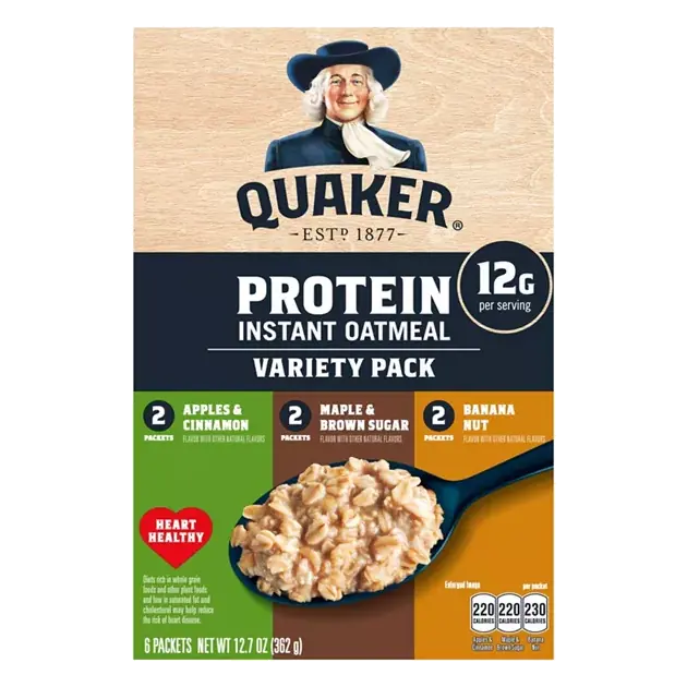 Apples & Cinnamon/Maple & Brown Sugar/Banana Nut Instant Oatmeal Variety Pack