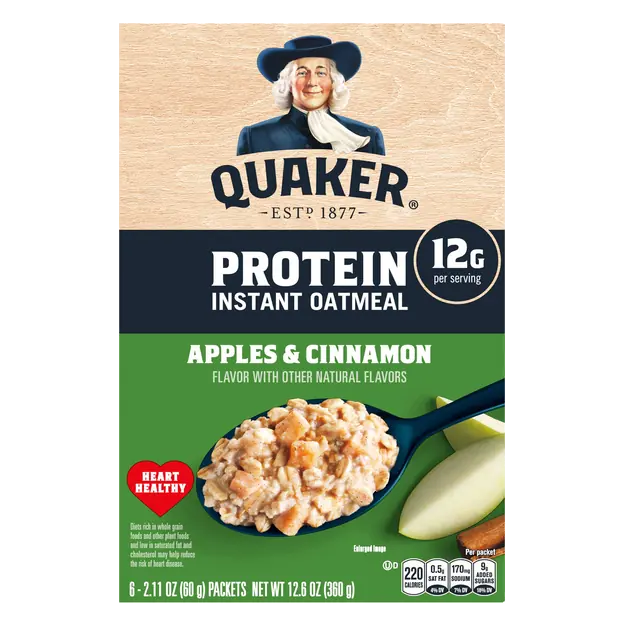 Apples & Cinnamon Protein Instant Oatmeal - 6 ct