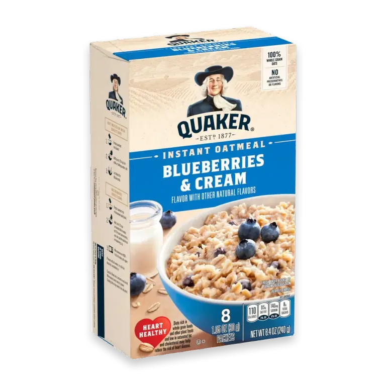 Blueberry & Cream Instant Oatmeal