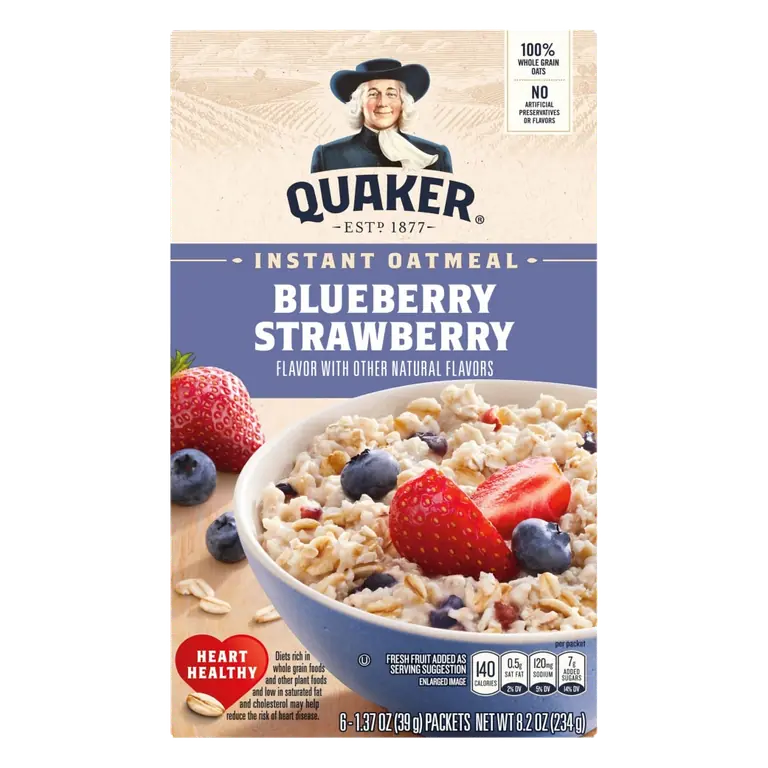 Blueberry Strawberry Instant Oatmeal