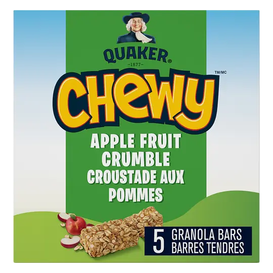 Chewy Granola Bars Apple Fruit Crumble 120 g