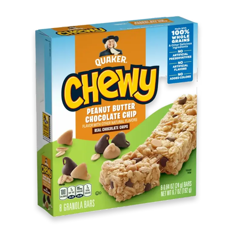Peanut Butter Chocolate Chip Granola Bars