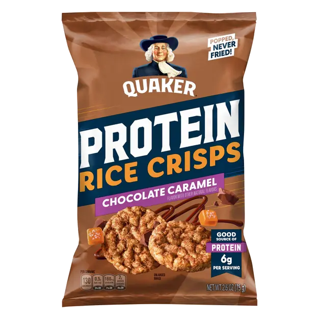 Chocolate Caramel Protein Rice Crisps