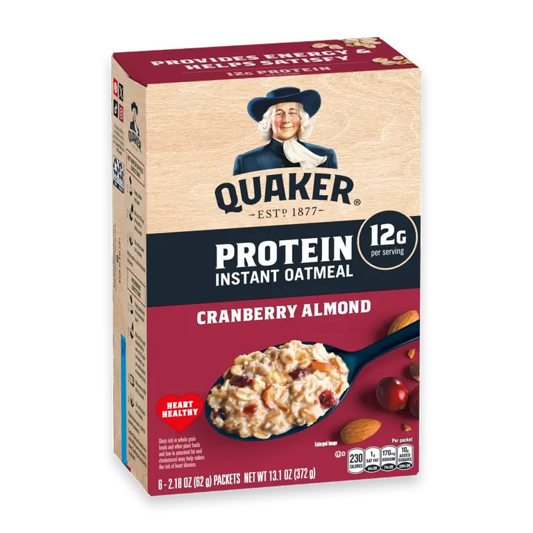 Cranberry Almond Protein Instant Oatmeal