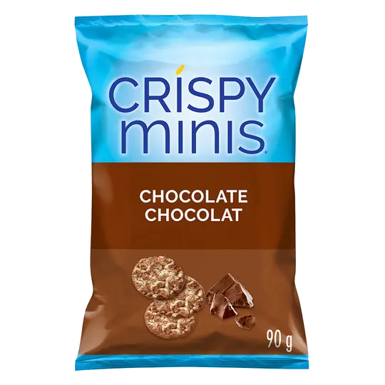 Crispy Minis Brown Rice Cakes Chocolate 90 g