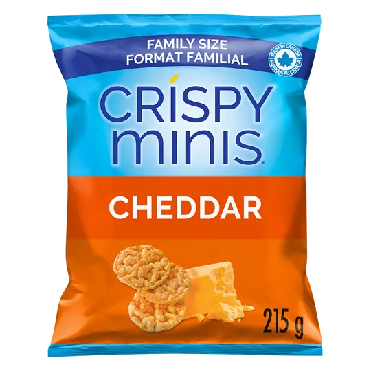 Crispy Minis Cheddar Family Size 215 g