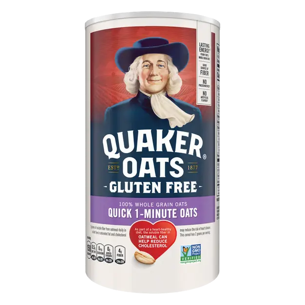 Gluten Free 100% Whole Grain Quick 1-Minute Rolled Oats