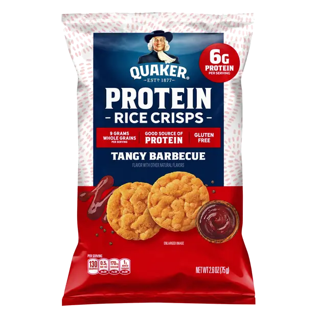 Gluten Free Tangy Barbecue Protein Rice Crisps