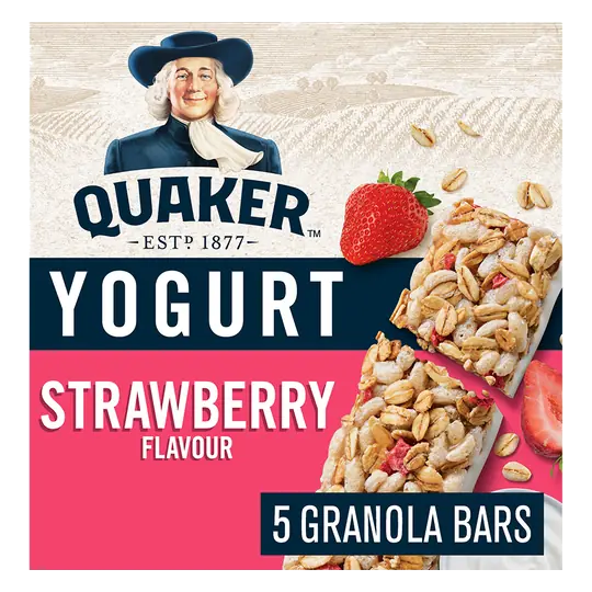 Granola Bars Yogurt Strawberry 5 x 35 g
