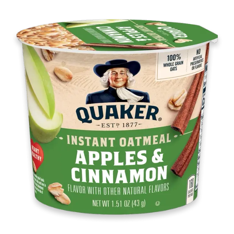 Instant Oatmeal Apples & Cinnamon