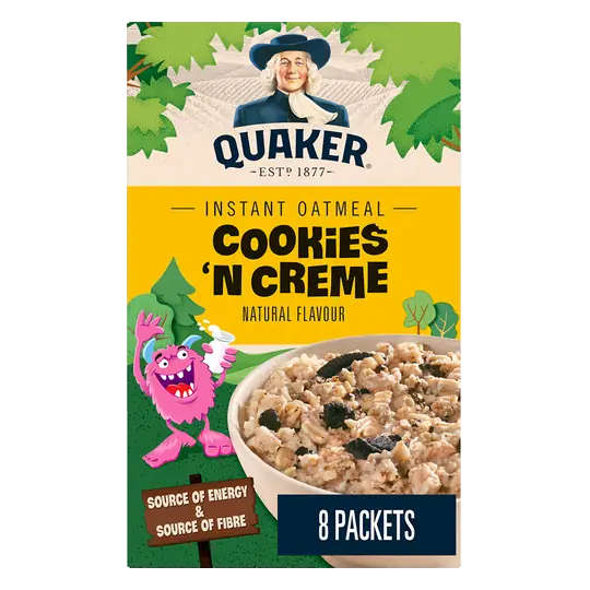 Instant Oatmeal Cookies And Cream 304 g