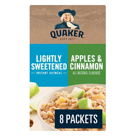 Instant Oatmeal Lightly Sweetened Apples & Cinnamon 232 g