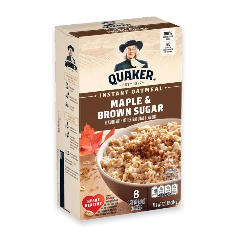 Maple & Brown Sugar Instant Oatmeal