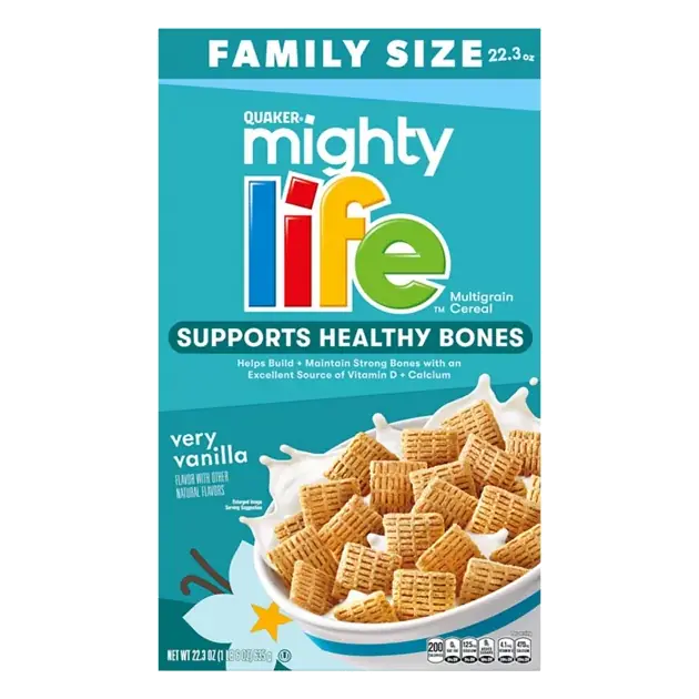 Mighty Life Cereal, Multigrain, Very Vanilla, Family Size