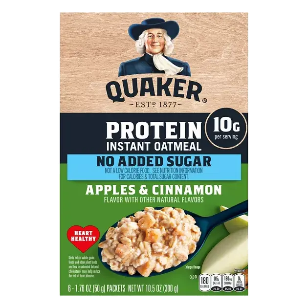 No Added Sugar Apples & Cinnamon Instant Oatmeal