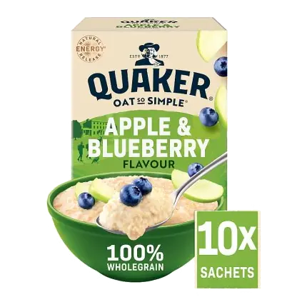 Oat So Simple Apple & Blueberry Porridge Sachets 360g
