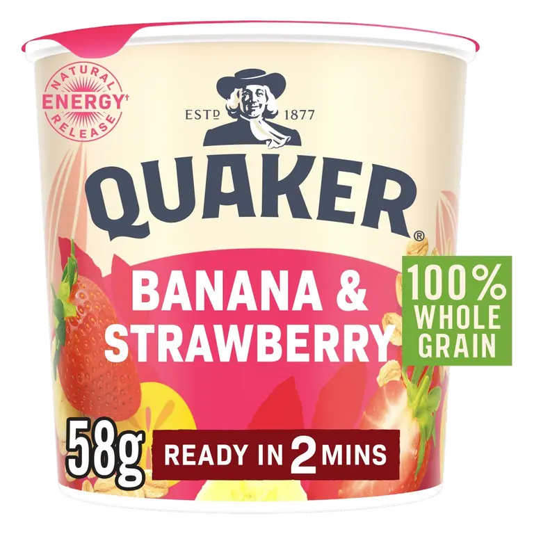 Oat So Simple Banana & Strawberry Porridge Pot