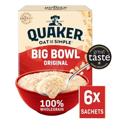 Oat So Simple Big Bowl Original Porridge Sachets 231g