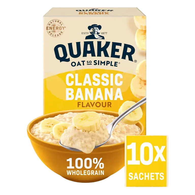 Oat So Simple Classic Banana Porridge Sachets