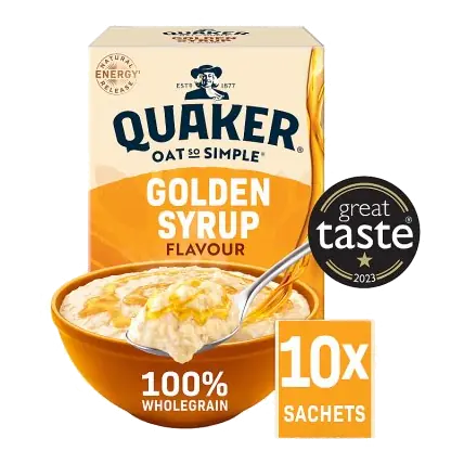 Oat So Simple Golden Syrup Porridge Sachets 360g