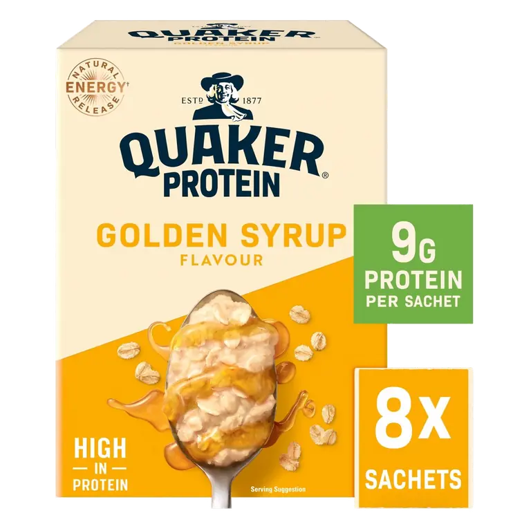 Oat So Simple Protein Golden Syrup Porridge Sachets 8x43g