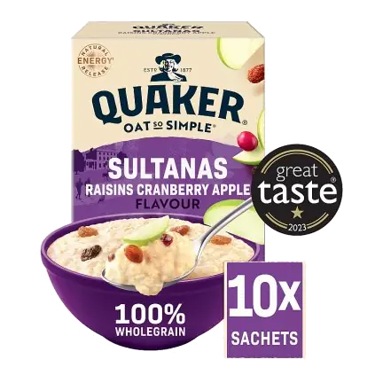 Oat So Simple Sultanas & Raisins Porridge Sachets 385g