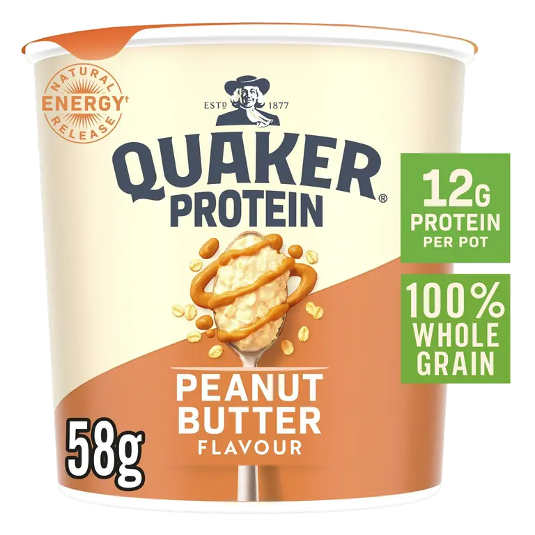 Oats 58g High Protein Peanut Butter Porridge Pot