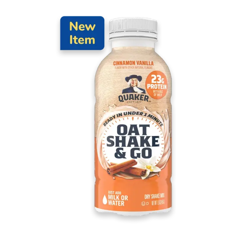 Oats Cinnamon Vanilla Dry Shake Mix Bottle