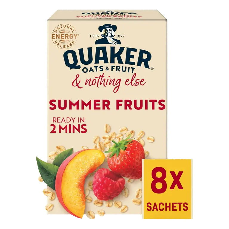 Oats & Fruit with Summer Fruits Porridge Sachets x8 264g