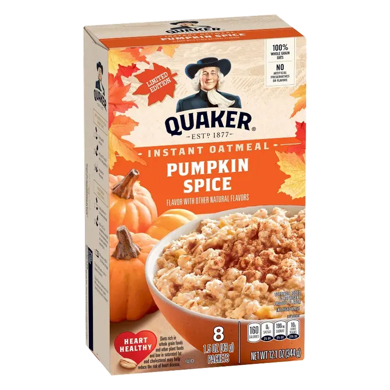 Pumpkin Spice Instant Oatmeal