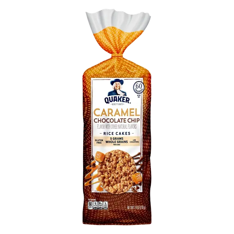 Quaker Caramel Chocolate Rice Cakes Crisps, 7.4oz