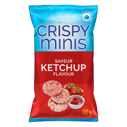 Crispy Minis Gluten-Free Rice Cakes Ketchup 100 g