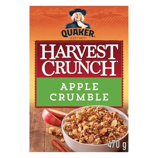 Harvest Crunch Granola Cereal Apple Crumble 470 g