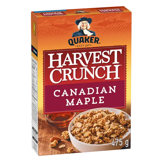 Harvest Crunch Granola Cereal Canadian Maple 475 g