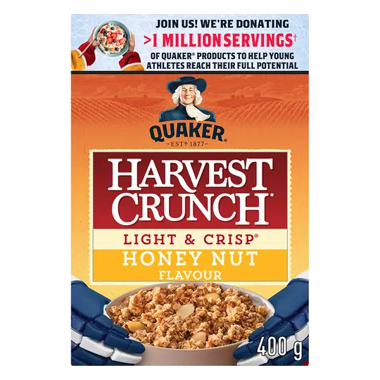Harvest Crunch Granola Cereal Honey Nut 400 g