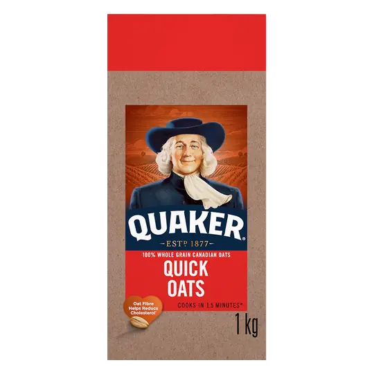 Quick Oats 100% Whole Grain 1 kg