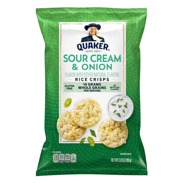 Rice Crisps Sour Cream & Onion Gluten Free