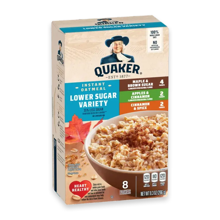 Traditional Flavors Lower Sugar Instant Oatmeal Variety Pack