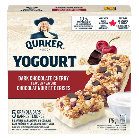 Yogourt Granola Bars Dark Chocolate Cherry Flavour 5 count 175 g