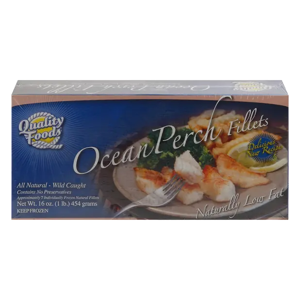 Wild Caught Ocean Perch Fillets Frozen