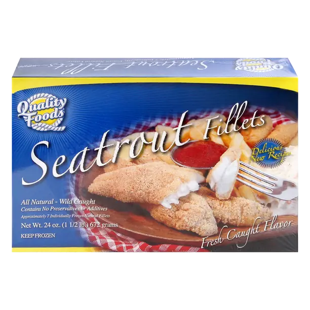 Wild Caught Seatrout Fillets Frozen
