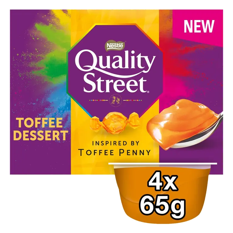 Smooth & Creamy Toffee Dessert 4 x 65g (260g)