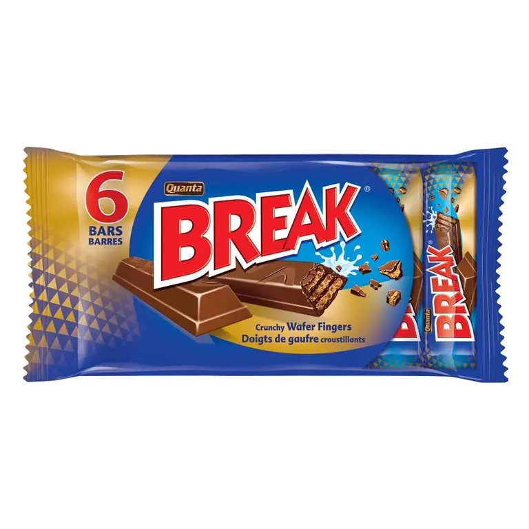 Quanta Break 6 Chocolate Fingers 6 x 12.5g