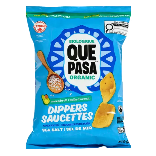 Corn Chips Organic Dippers Sea Salt 170 g
