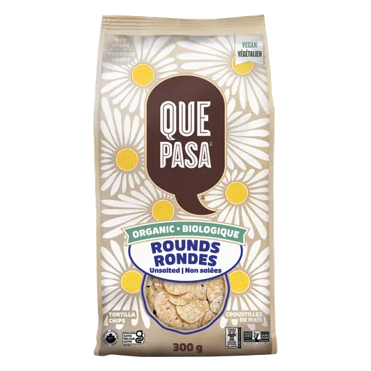Organic Round Chips Unsalted 300 g