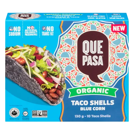 Organic Taco Shells Blue Corn 130 g
