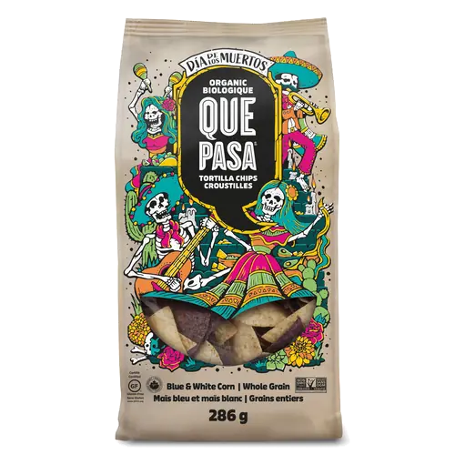 Organic Tortilla Chips Day of the Dead 286 g